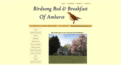 Desktop Screenshot of birdsongofamherst.com